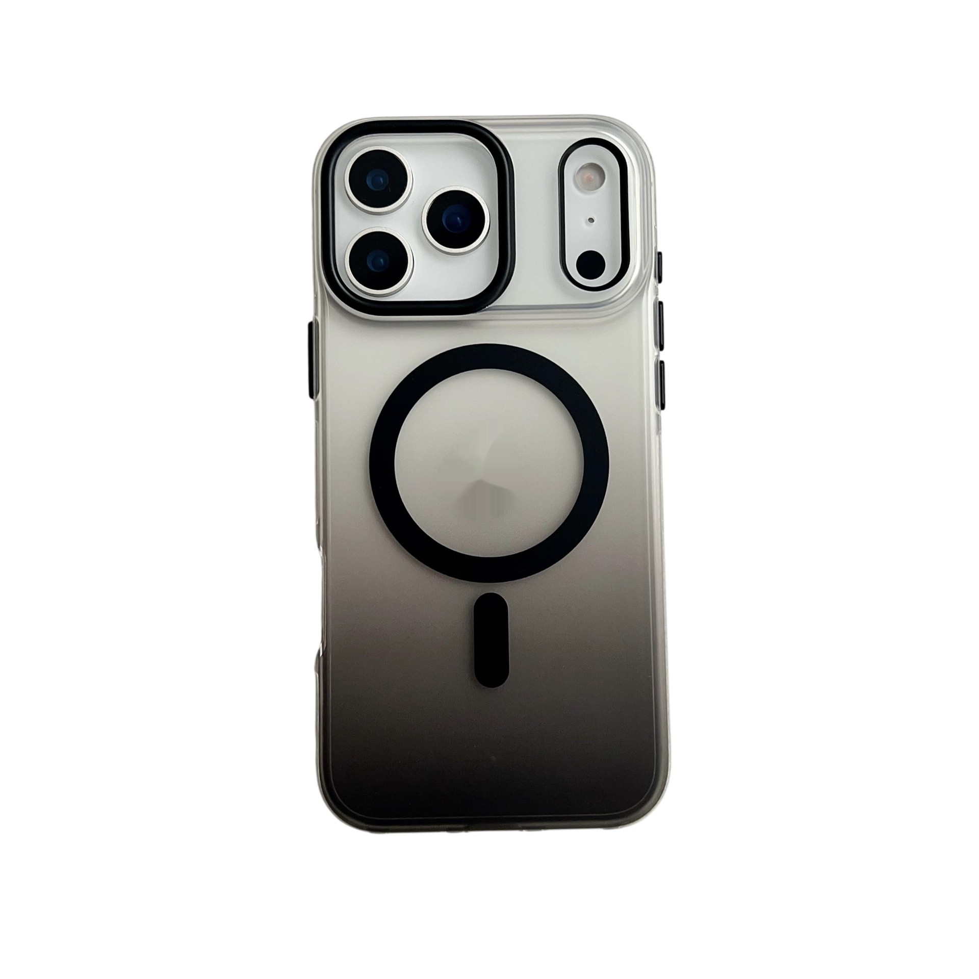 Laser Gradient Magnetic Aurora Applicable 17ProMax Frosted Mobile Phone Protective Case