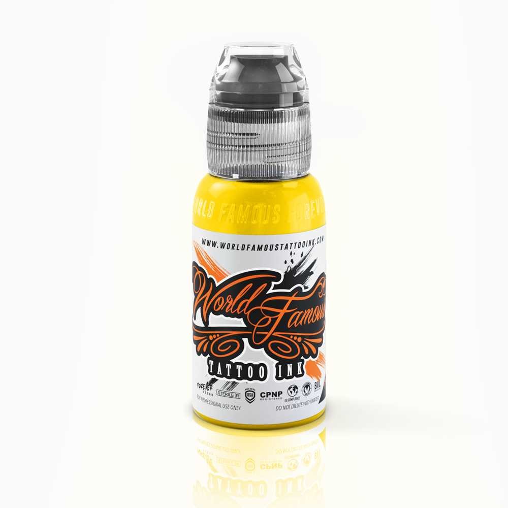 Canary Yellow  World Famous Tattoo Ink