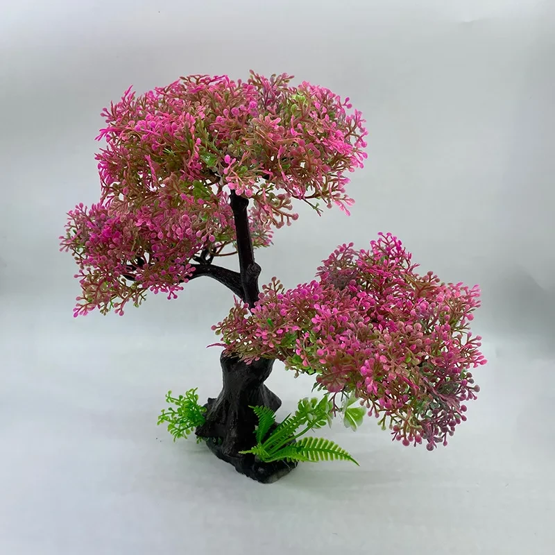 Landscape Size Tree Ornaments Fish Tank Simulation Tree