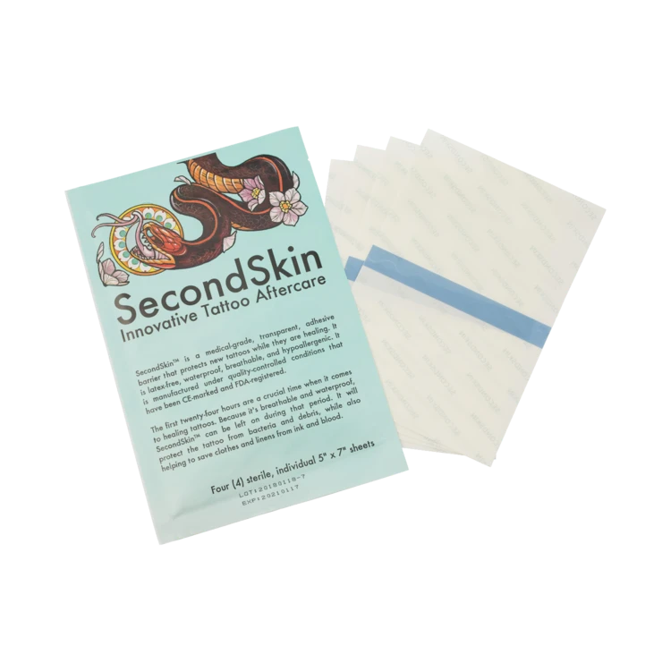 Second Skin  Personal Pack  Four 5in X 7in Sheets Of Secondskin