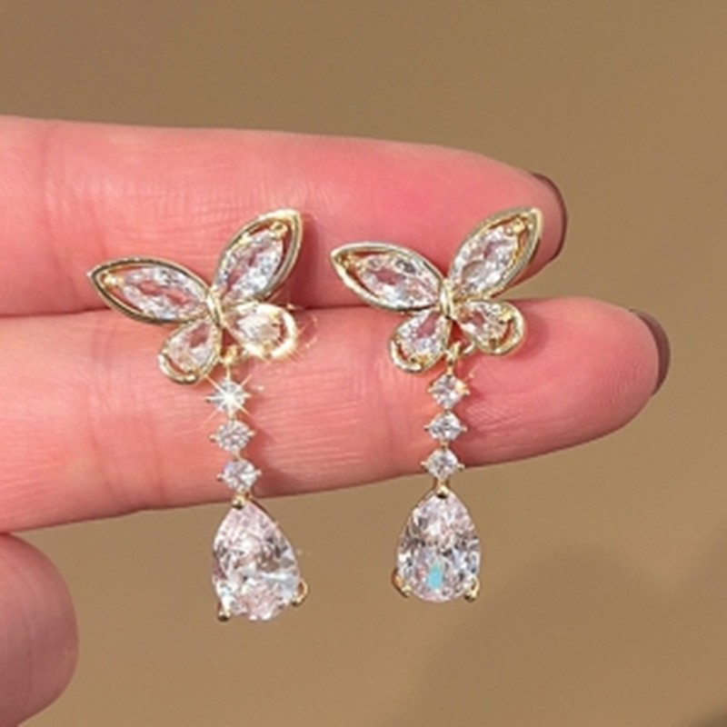 Unique Graceful Women's Light Luxury Minority Premium Stud Earrings