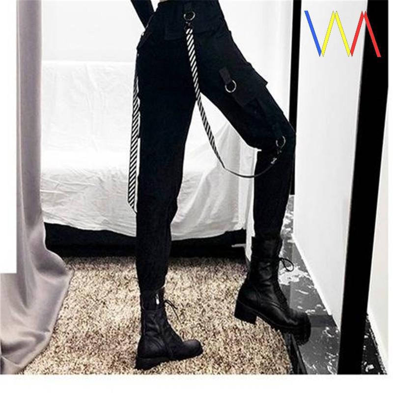 Womens Black Cargo Pants