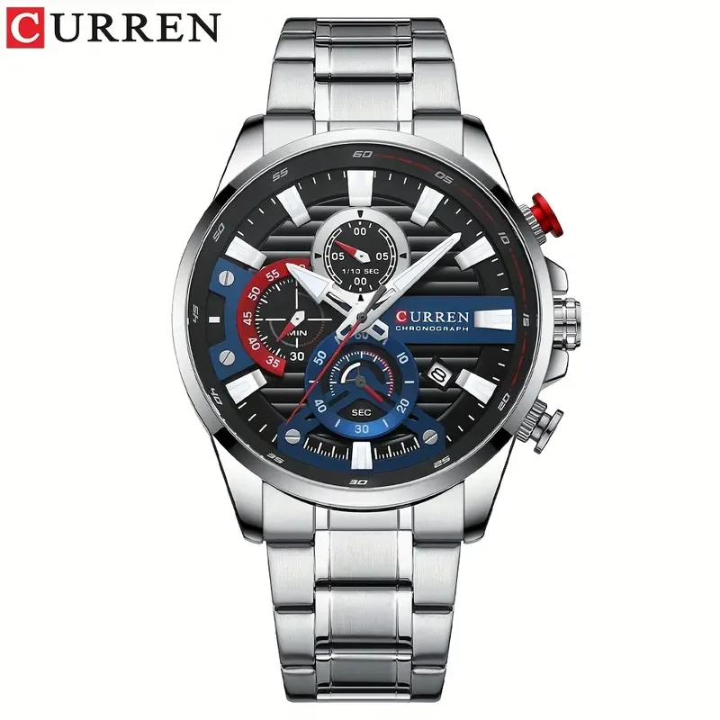 CURREN Luxury Stainless Steel Watch