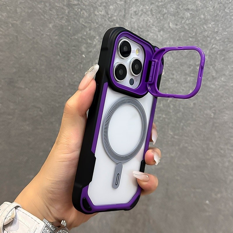 Lens Cover Bracket Phone Case Four-corner Drop-resistant Airbag Protective Cover