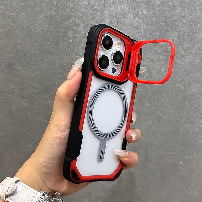 Lens Cover Bracket Phone Case Four-corner Drop-resistant Airbag Protective Cover