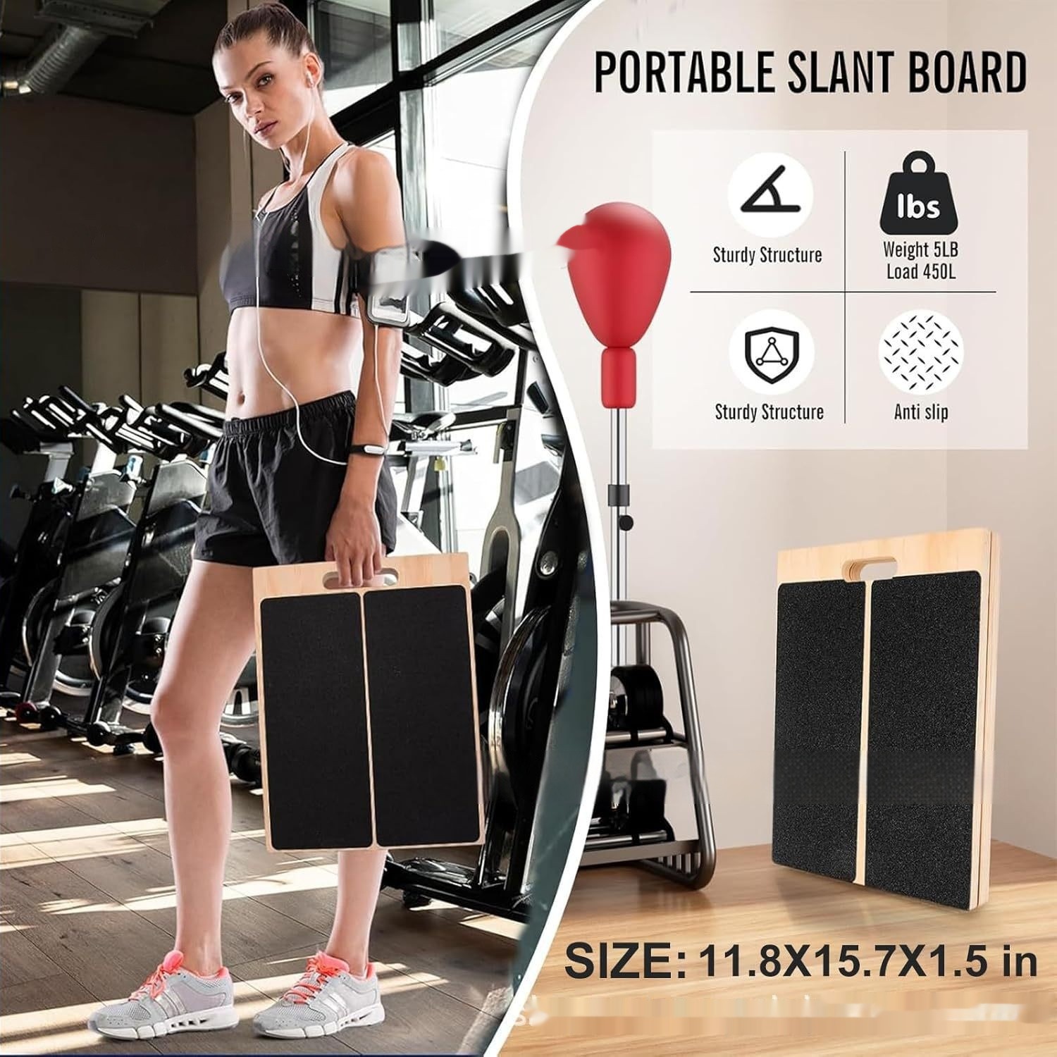 Wooden Inclined Board Foldable Household