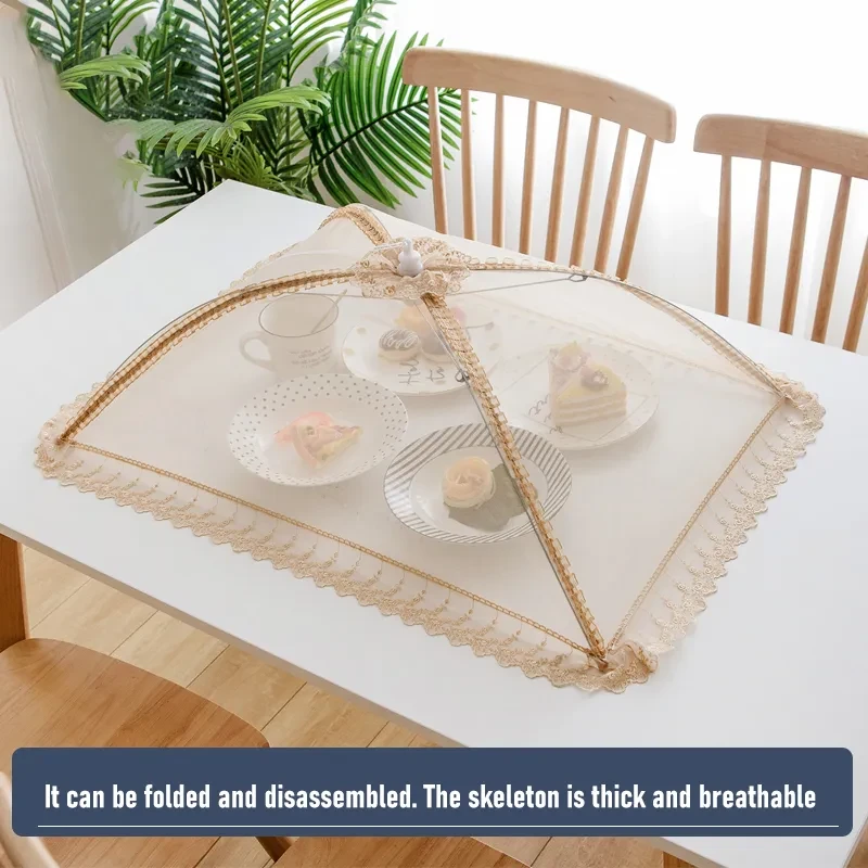 Lace Foldable Vegetable Cover Food Dust Mesh
