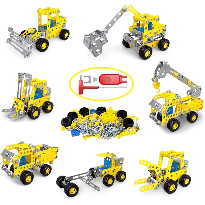 180pcs STEM Engineering Vehicle Kit
