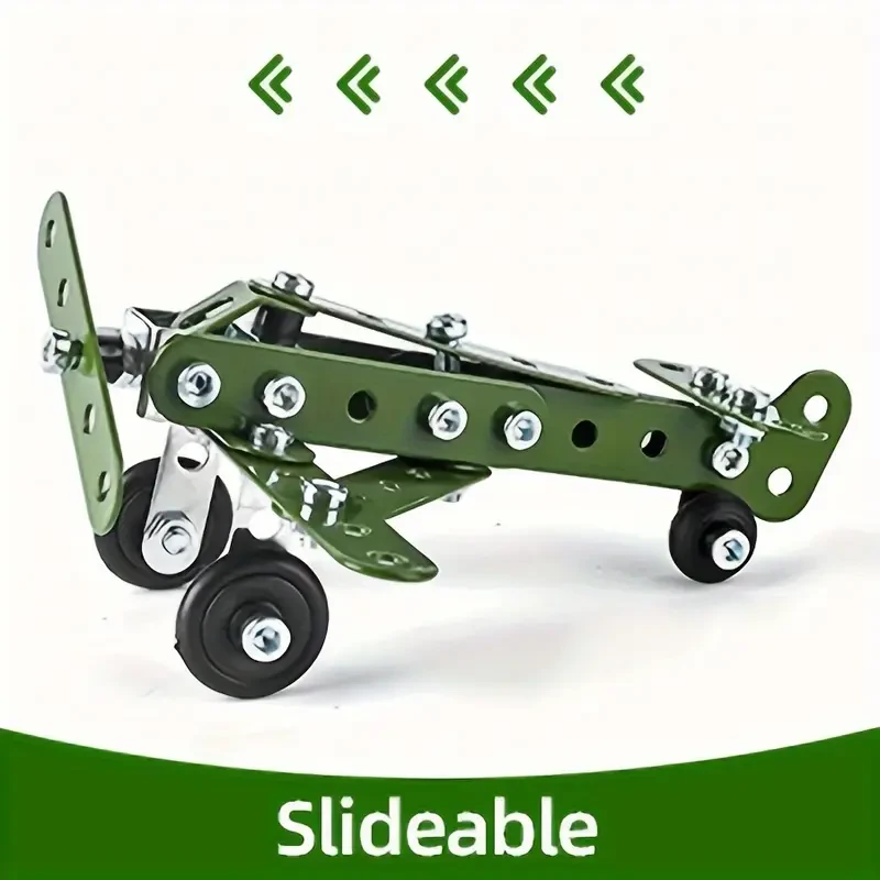 166pcs DIY Military Model Kit