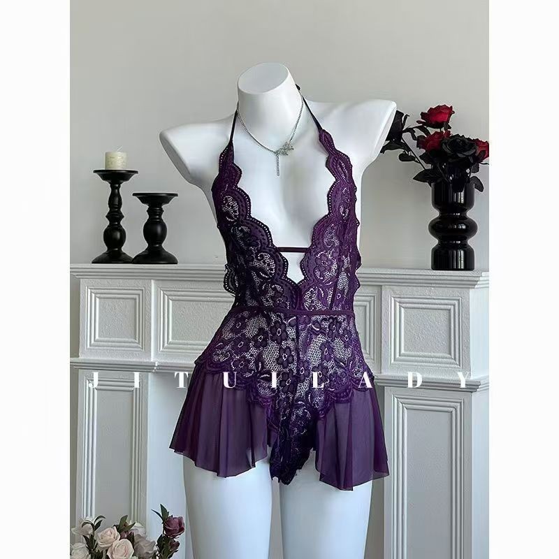 Charming Fairy Spaghetti-strap Nightdress Sexy