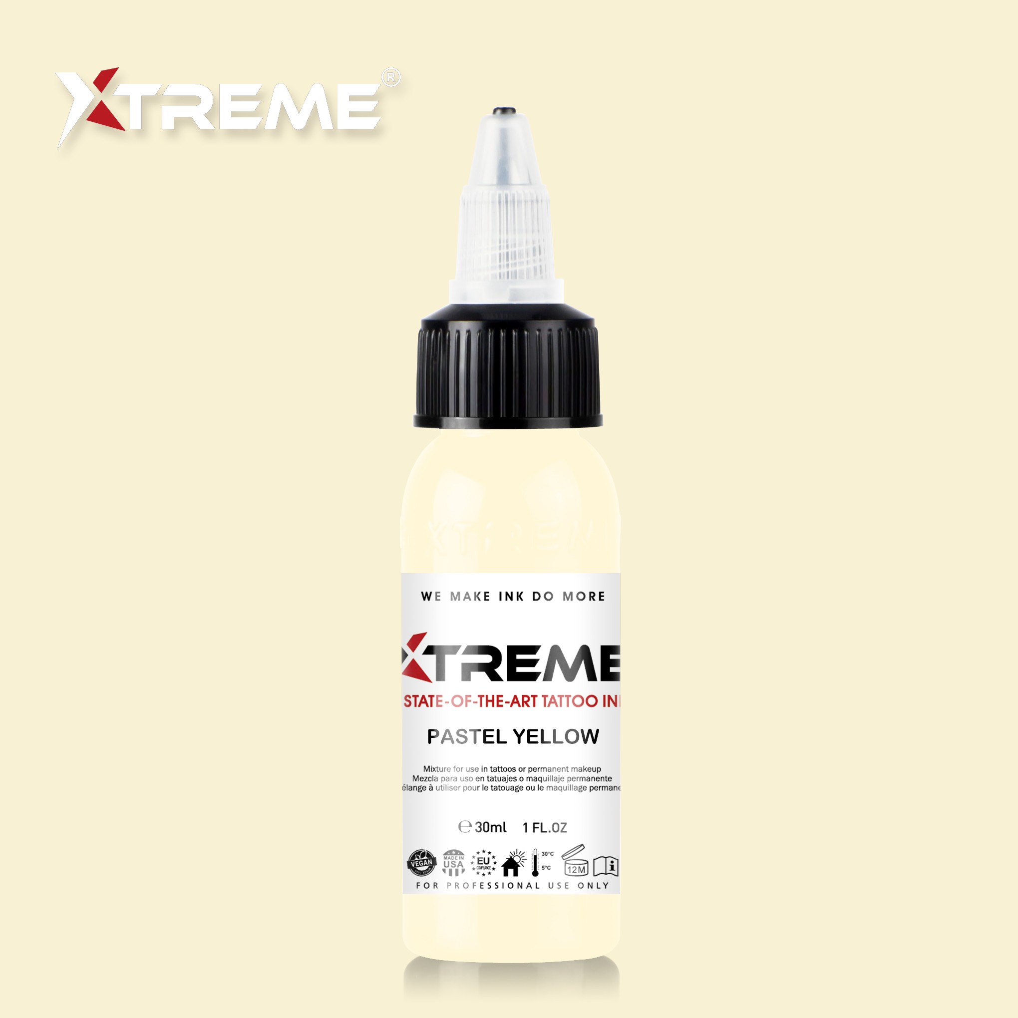 Pastel Yellow  Xtreme Ink