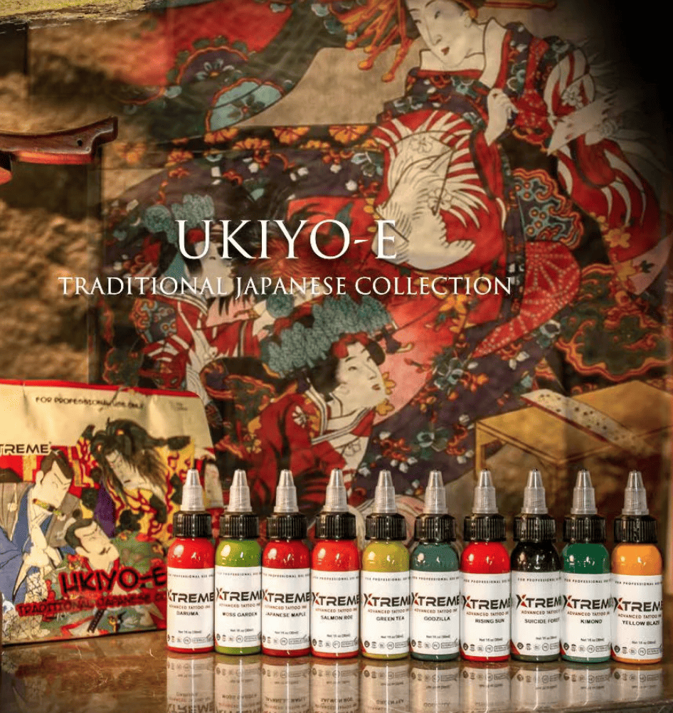 Xtreme UKIYO-E Traditional Japanese Colour Set of 10