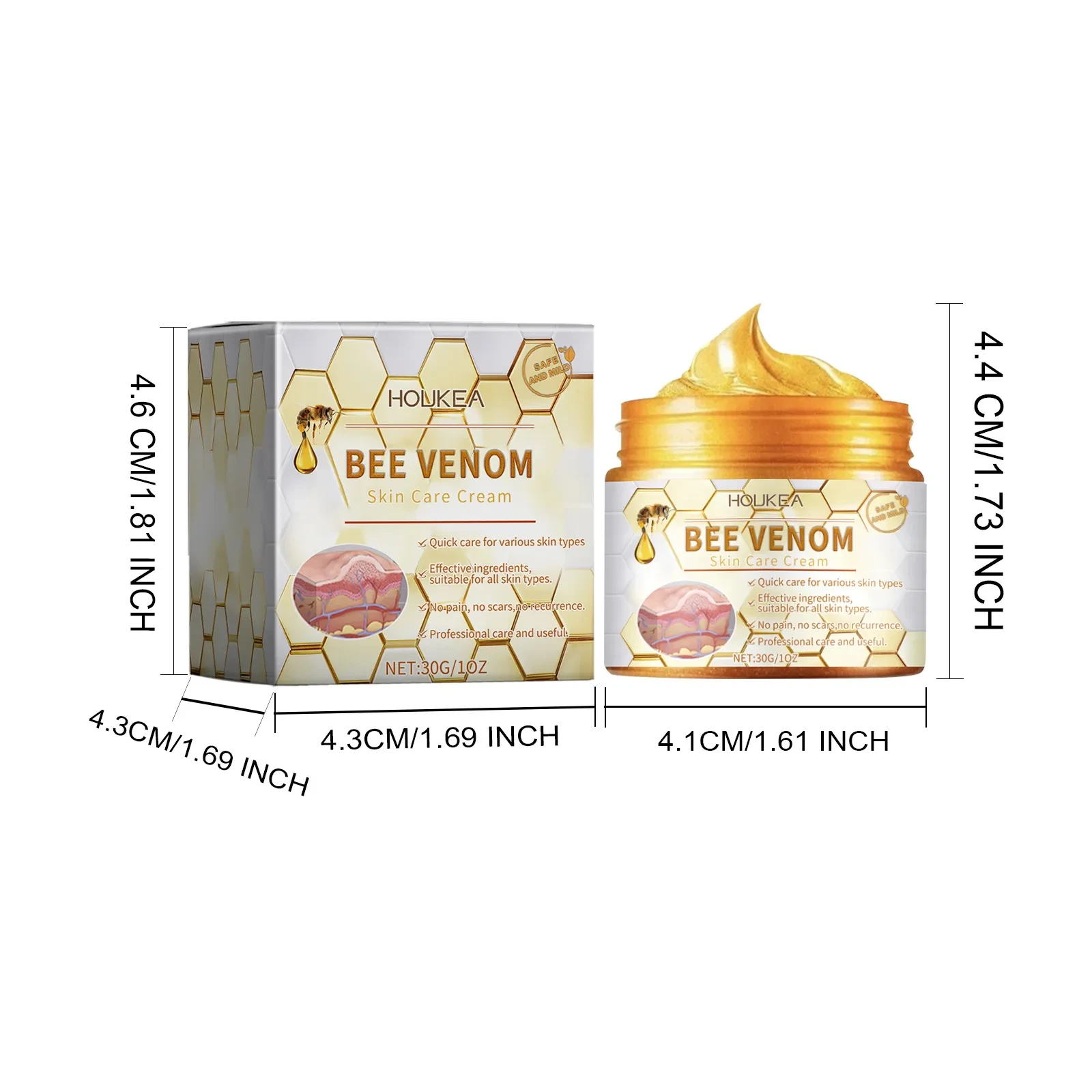 Bee Venom Skin Care Cream - 30g (1oz)