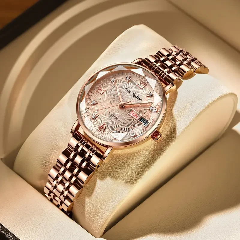 POEDAGAR Womens Luxury Quartz Watch