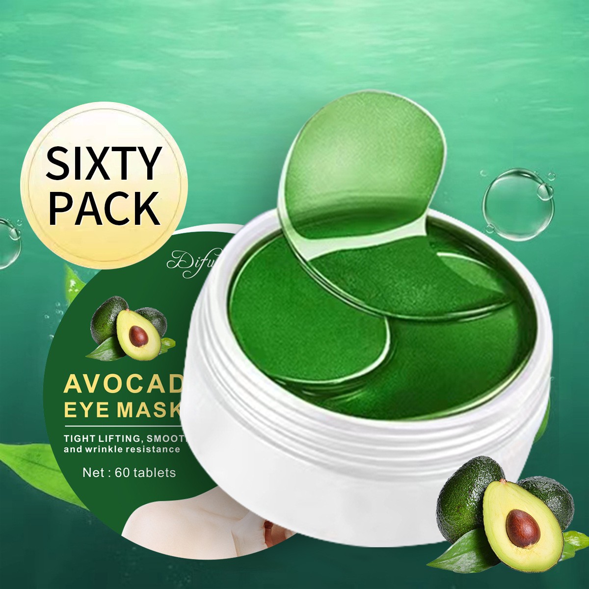Moisturizing Light Dark Circles Seaweed Eye Mask