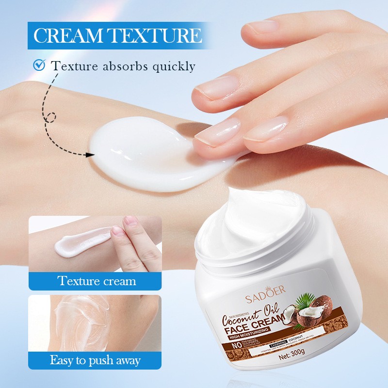Full English Coconut Oil Nourishing Moisturizing Facial Cream