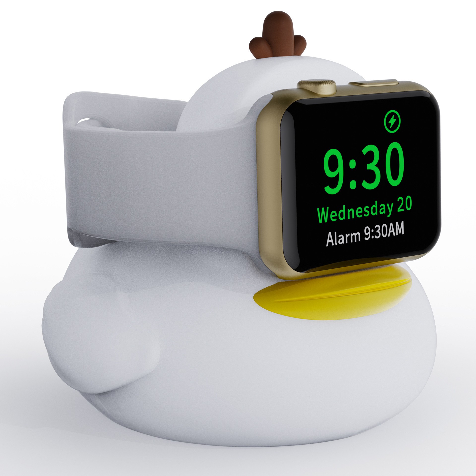 Cartoon Silicone Little Duck Charging Base Creative