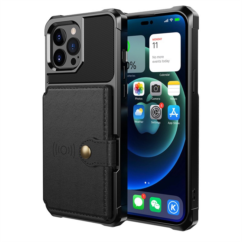 Car Magnetic Card Cover Phone Case Drop-resistant Protective Cover