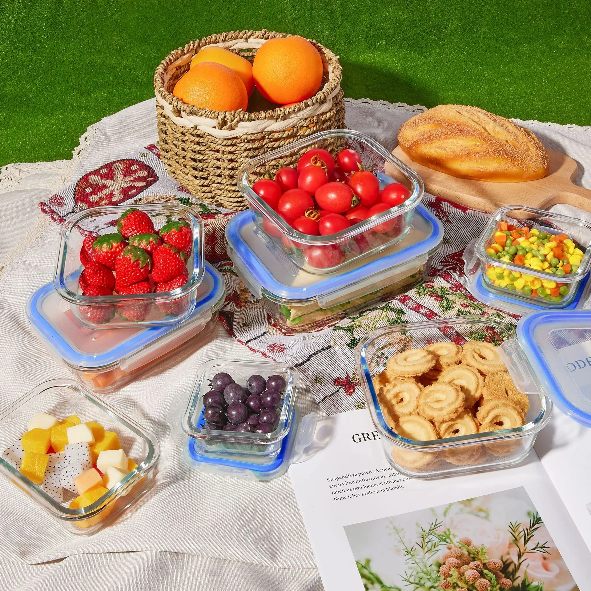 glass lunch box containers