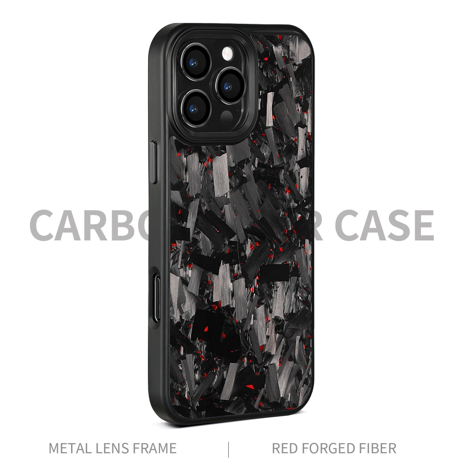 Metal Frame Forged Pattern Mobile Phone Protective Shell