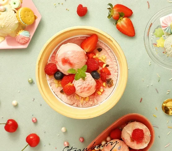 Real Fruit Ice Cream Machine