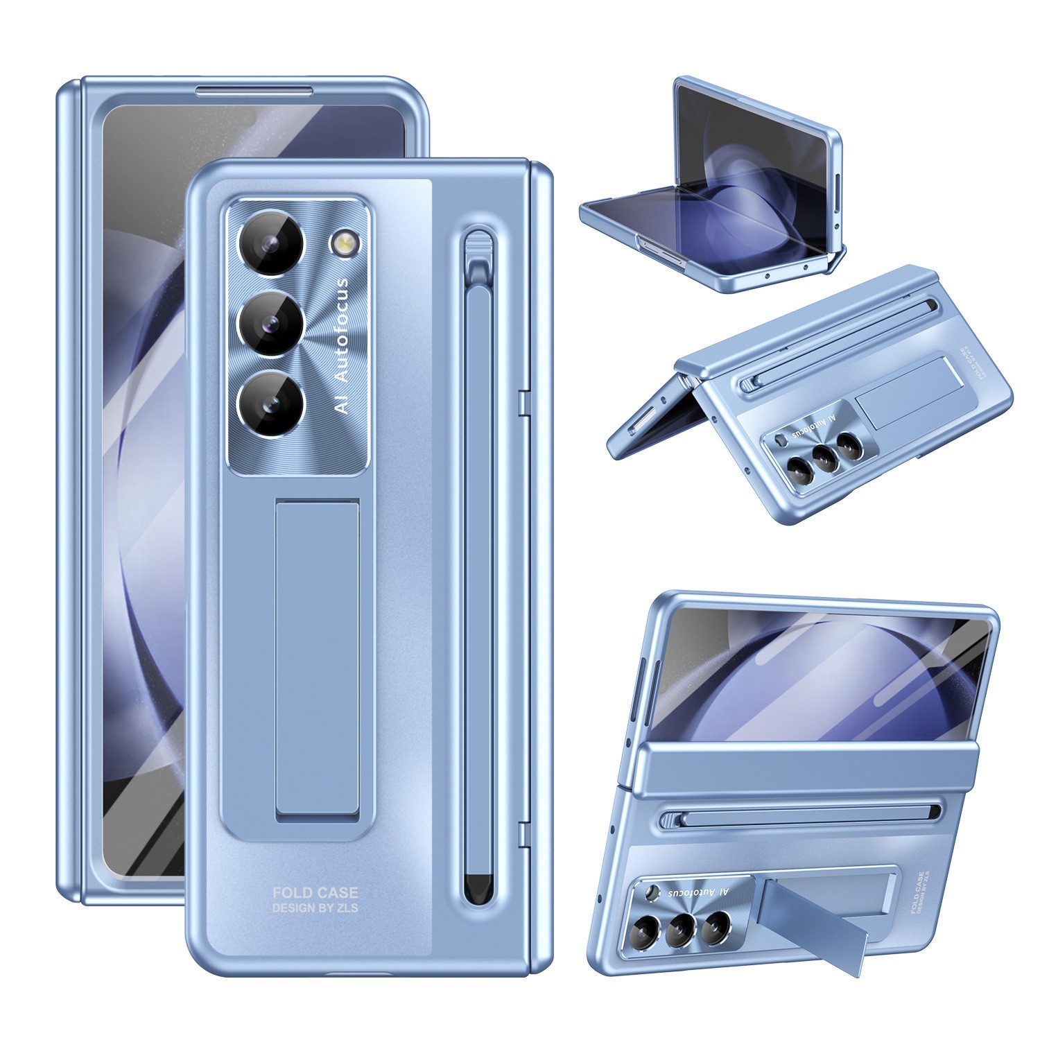 Folding Pen Slot Integrated Drop-resistant Phone Case