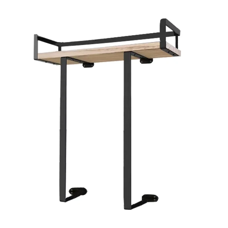 Black Metal Towel Rack