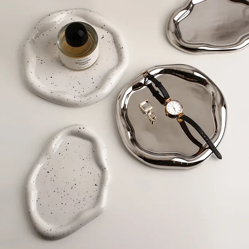 Round Silver Tray