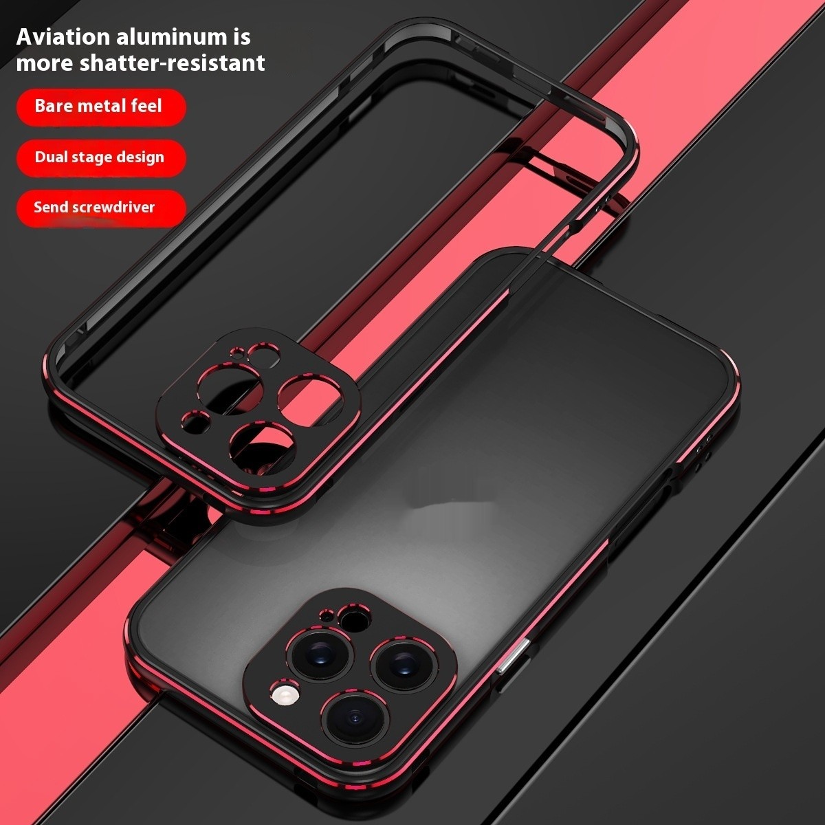 Suitable For IPhone16pro Metal Frame Thin High-grade Phone Case
