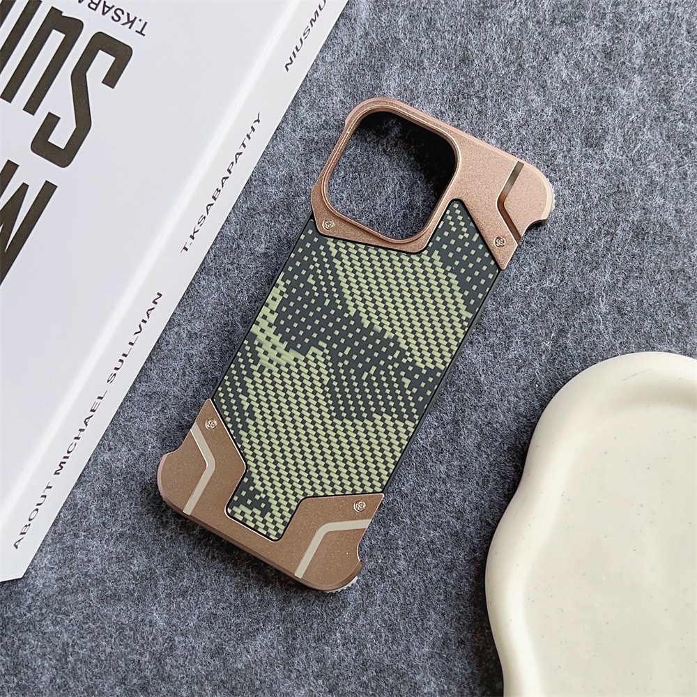 Camouflage Carbon Fiber Pattern Borderless Armor S25U Magnetic Drop-resistant Sheath