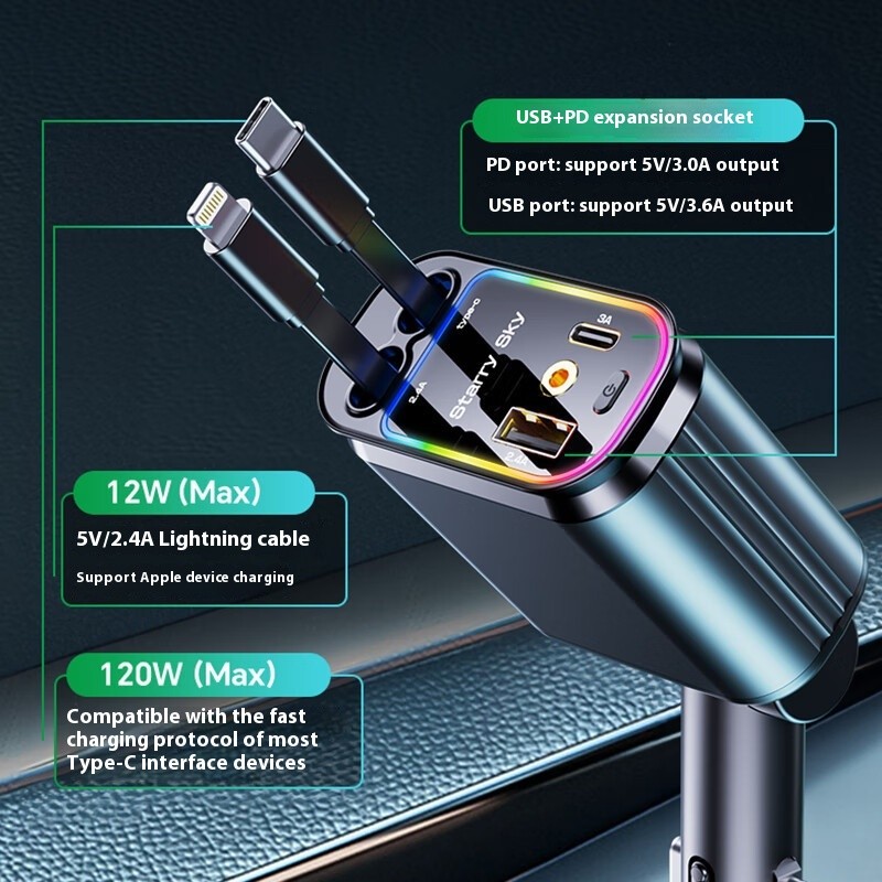 Starry Sky Flexible Wire Car Charger