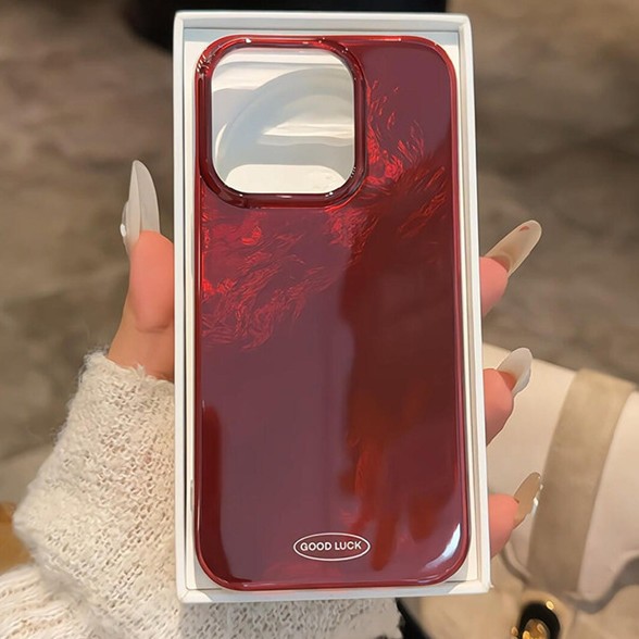 High-grade Red Smudges Phone Case