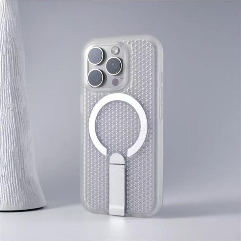 Drop-resistant Protective Cover Suction Pivot Bracket Phone Case
