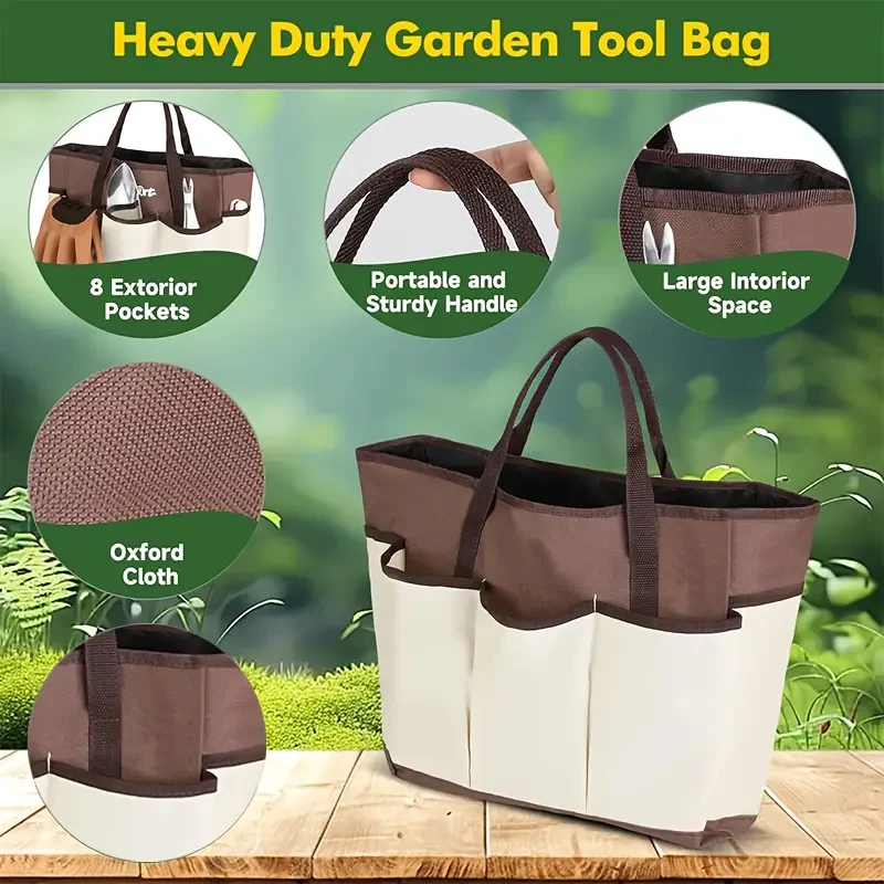 9pcs Heavy Duty Aluminum Garden Tool Set