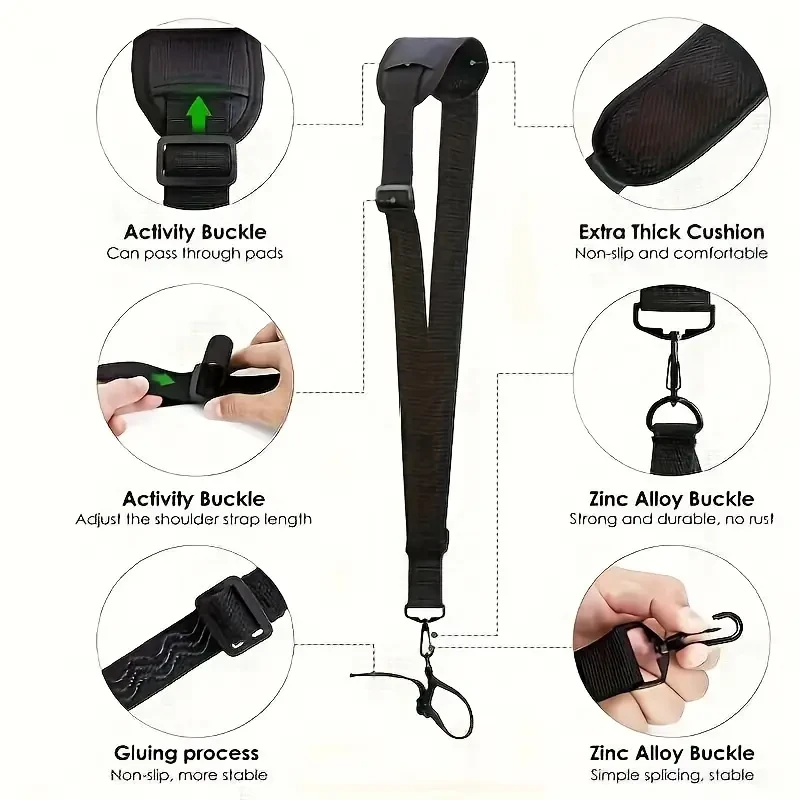 Adjustable Lawn Mower and Pruner Straps