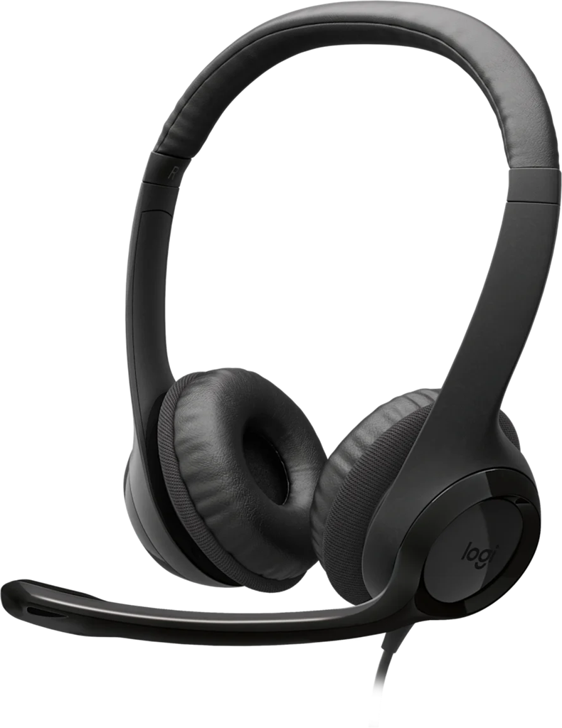 Logitech H390 USB-C Headset - BLACK