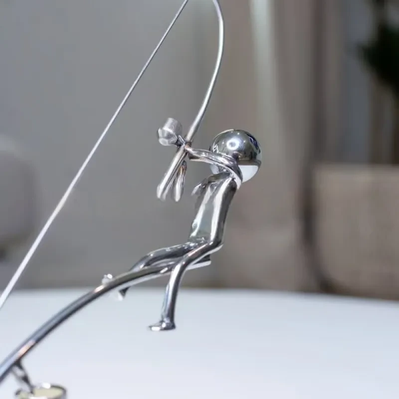 The Fisherman Balancing Sculpture
