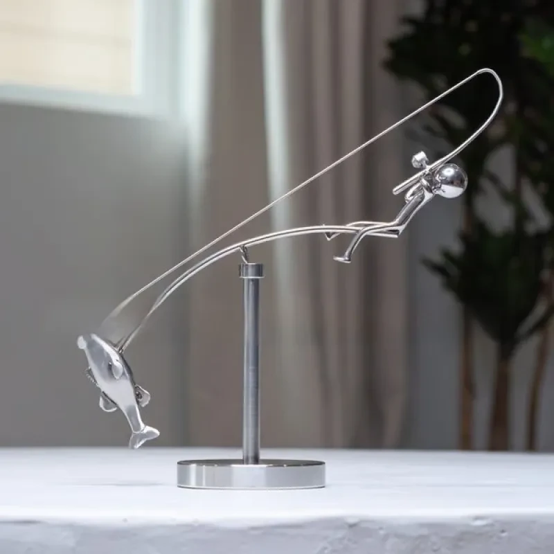 The Fisherman Balancing Sculpture