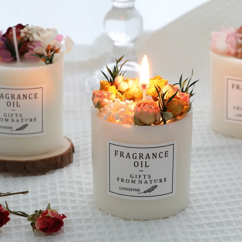 Candles And Flowers