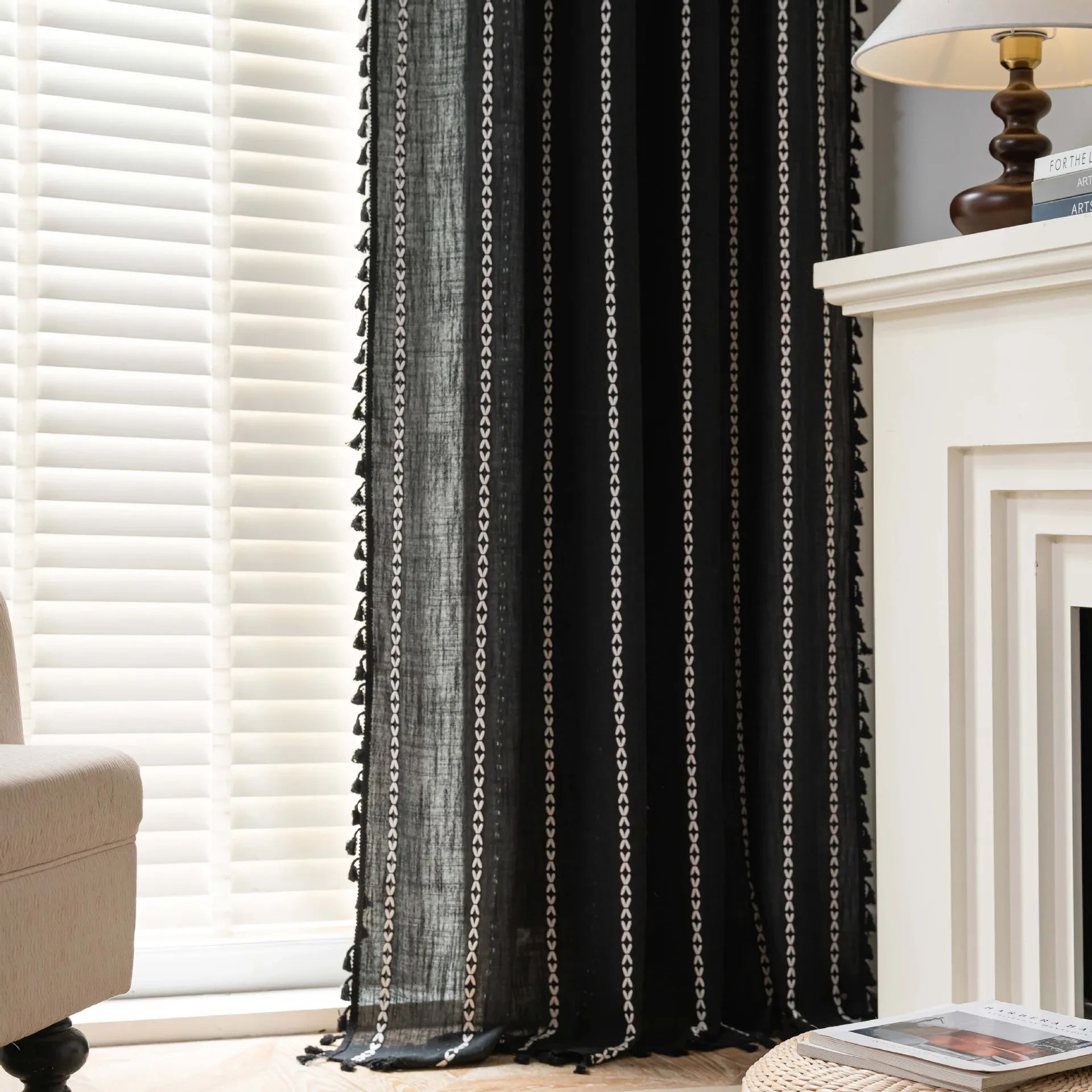 Black Foil Curtain