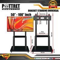 Digitus A460 Mobile TV/Display Stand 50"-86" Demo