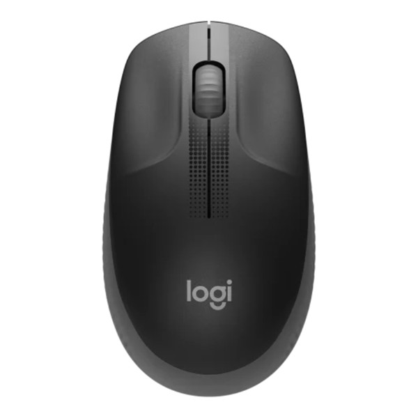 Logitech M190 Full Size Wireless Mouse - Charcoal