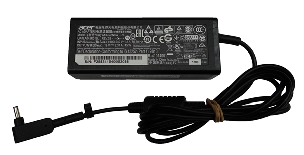 ACER 45W POWER ADAPTOR [19V 2.37A][1.1X3.0MM]