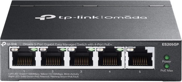 TP-Link ES205GP 5 Port Gigabit Omada SDN PoE Switch