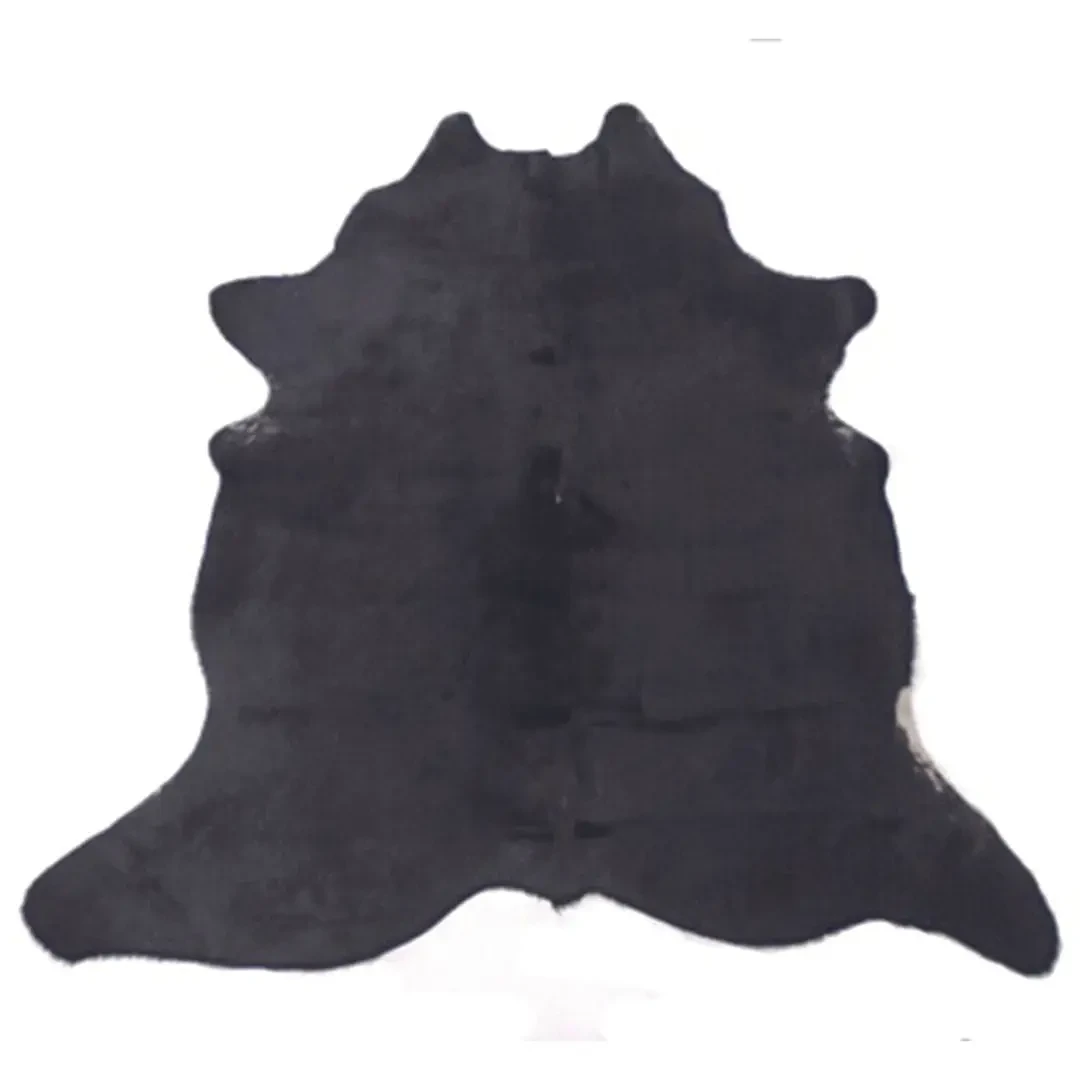 NATURAL COWHIDE RUG BLACK