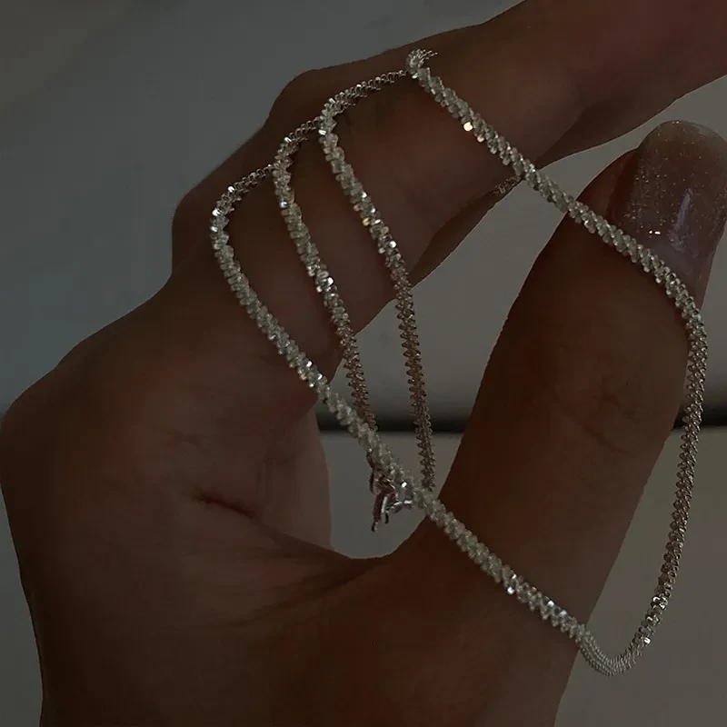 Pure Silvery Necklace