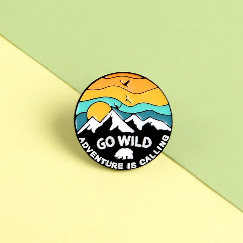 Backpack Lapel Pin Badge