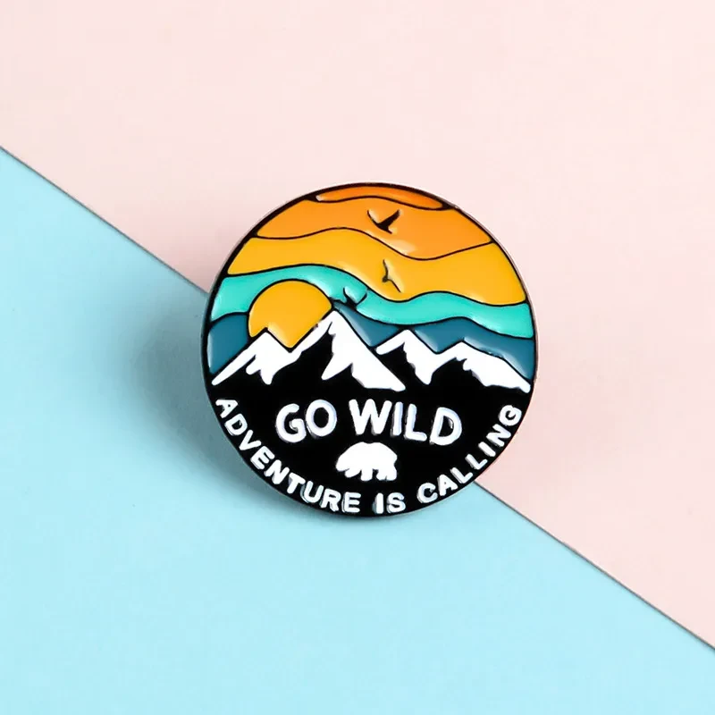Backpack Lapel Pin Badge