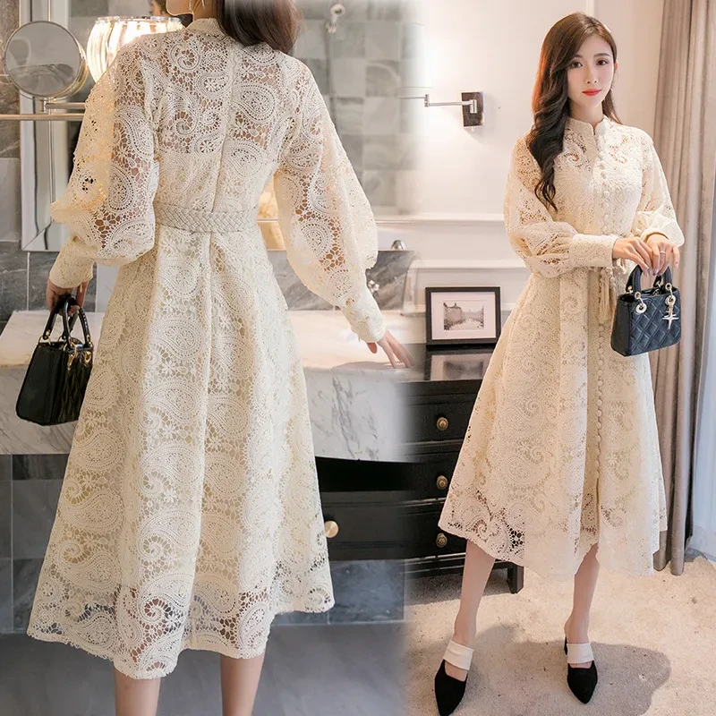 Lace Dress With Sleeves