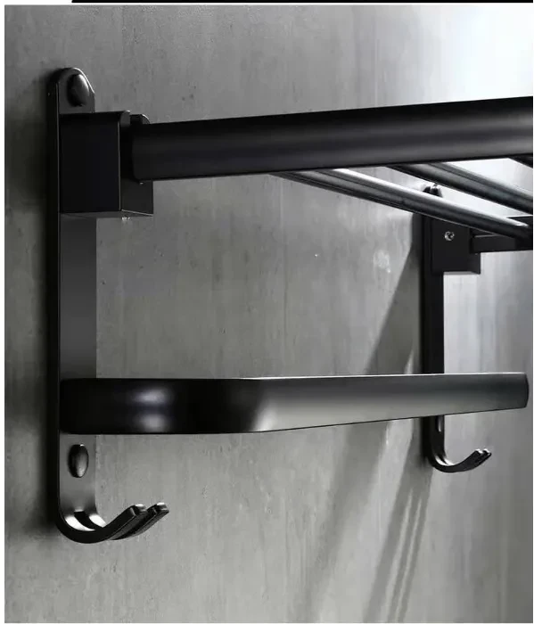 A Towel Hanging On A Rack